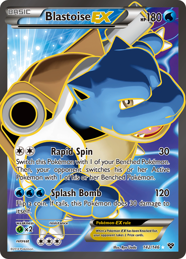 Blastoise EX (142/146) [XY: Base Set] | Exor Games New Glasgow