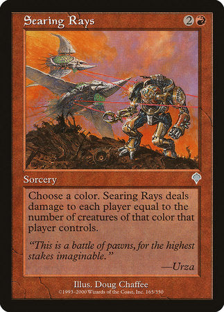 Searing Rays [Invasion] | Exor Games New Glasgow