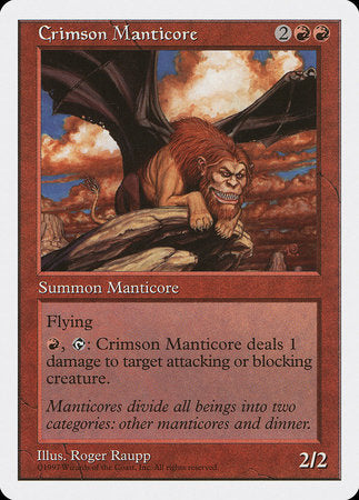 Crimson Manticore [Fifth Edition] | Exor Games New Glasgow