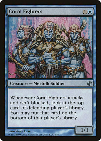 Coral Fighters [Duel Decks: Venser vs. Koth] | Exor Games New Glasgow