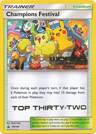 Champions Festival (SM148) (2018 Top Thirty Two) [Sun & Moon: Black Star Promos] | Exor Games New Glasgow