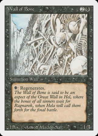 Wall of Bone [Revised Edition] | Exor Games New Glasgow