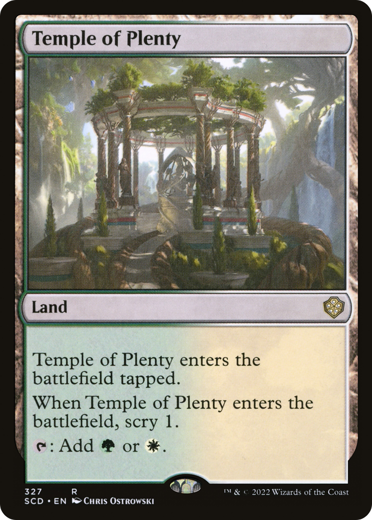 Temple of Plenty [Starter Commander Decks] | Exor Games New Glasgow