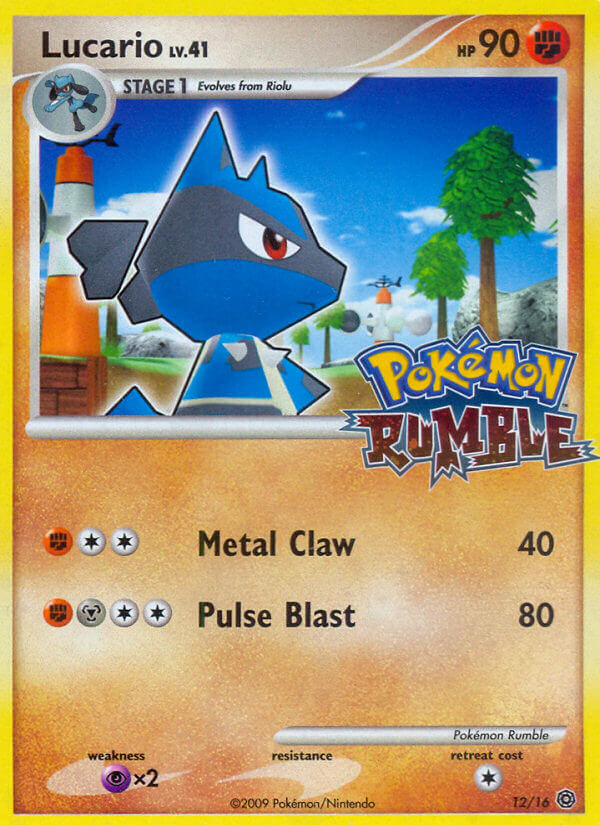 Lucario (12/16) [Pokémon Rumble] | Exor Games New Glasgow