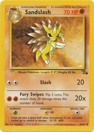 Sandslash (41/62) [Fossil Unlimited] | Exor Games New Glasgow