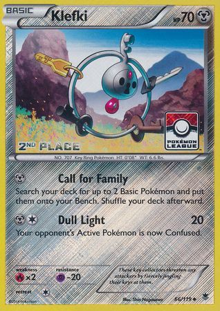 Klefki (66/119) (League Promo 2nd Place) [XY: Phantom Forces] | Exor Games New Glasgow