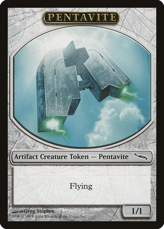 Pentavite Token (Mirrodin) [Magic Player Rewards 2004] | Exor Games New Glasgow