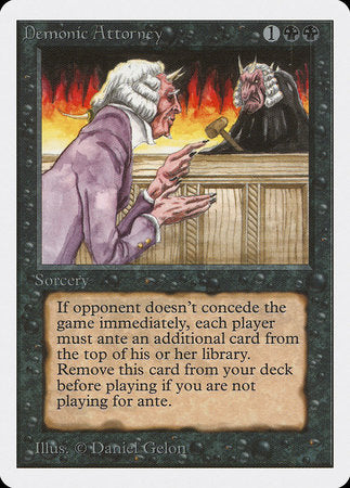 Demonic Attorney [Unlimited Edition] | Exor Games New Glasgow