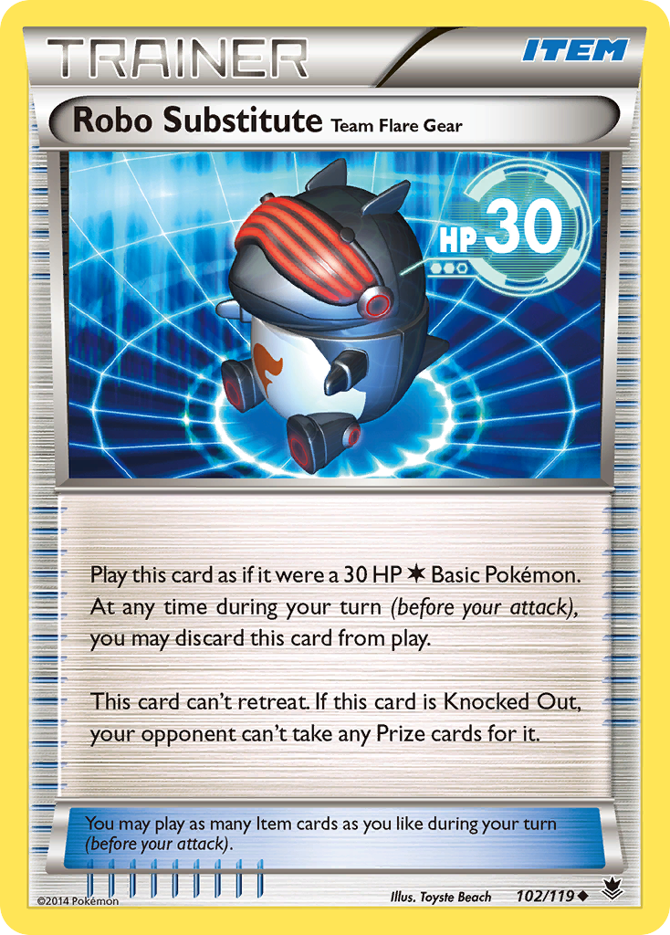 Robo Substitute Team Flare Gear (102/119) [XY: Phantom Forces] | Exor Games New Glasgow