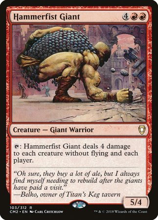 Hammerfist Giant [Commander Anthology Volume II] | Exor Games New Glasgow