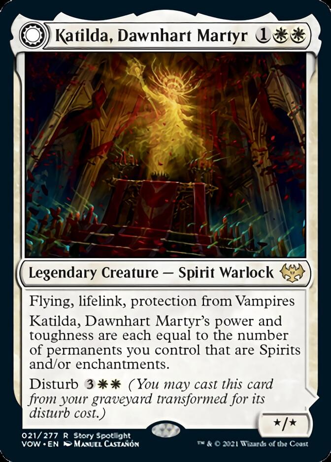 Katilda, Dawnhart Martyr // Katilda's Rising Dawn [Innistrad: Crimson Vow] | Exor Games New Glasgow