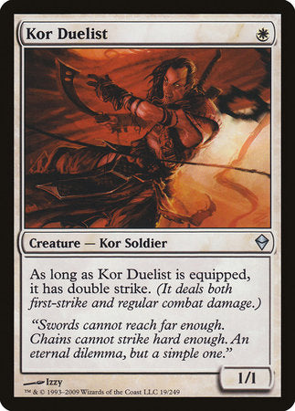 Kor Duelist [Zendikar] | Exor Games New Glasgow
