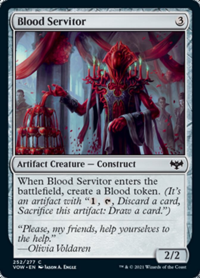 Blood Servitor [Innistrad: Crimson Vow] | Exor Games New Glasgow