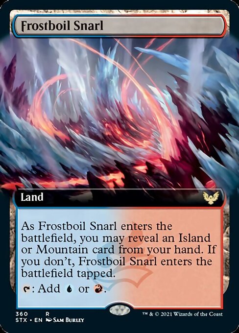 Frostboil Snarl (Extended) [Strixhaven: School of Mages] | Exor Games New Glasgow