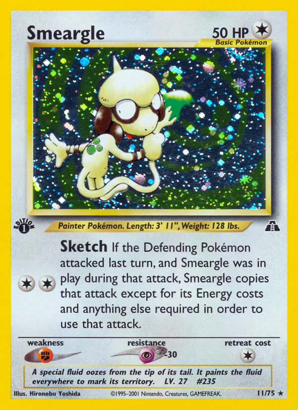 Smeargle (11/75) [Neo Discovery 1st Edition] | Exor Games New Glasgow