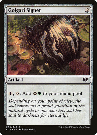 Golgari Signet [Commander 2015] | Exor Games New Glasgow