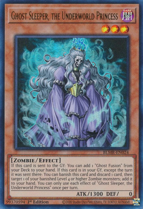 Ghost Sleeper, the Underworld Princess [BLMR-EN024] Ultra Rare | Exor Games New Glasgow