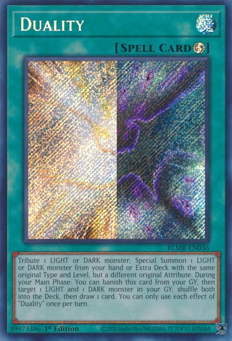 Duality [BLMR-EN036] Secret Rare | Exor Games New Glasgow