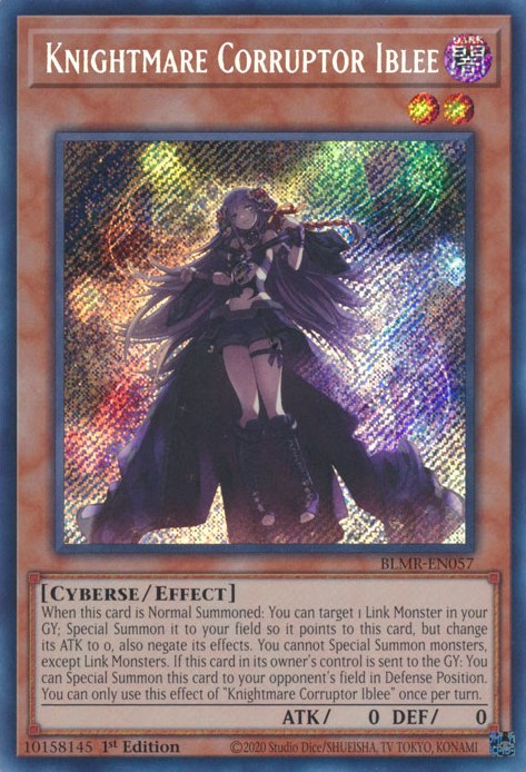 Knightmare Corruptor Iblee [BLMR-EN057] Secret Rare | Exor Games New Glasgow