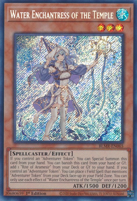 Water Enchantress of the Temple [BLMR-EN065] Secret Rare | Exor Games New Glasgow