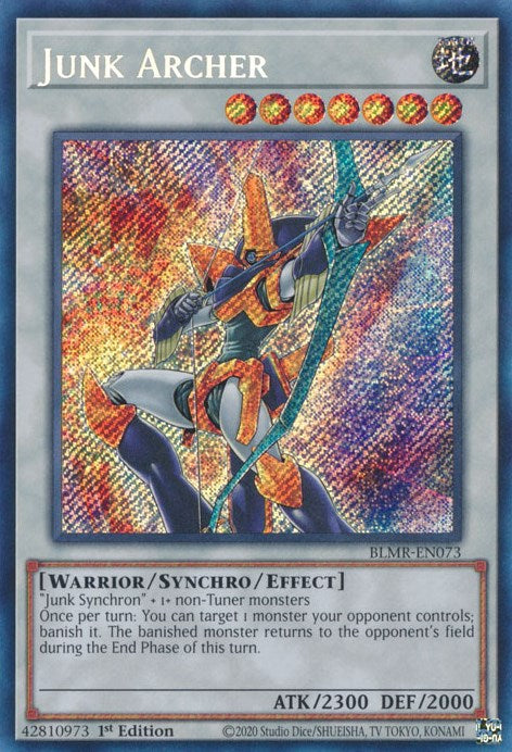 Junk Archer [BLMR-EN073] Secret Rare | Exor Games New Glasgow