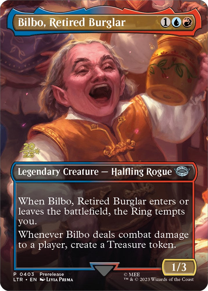 Bilbo, Retired Burglar [The Lord of the Rings: Tales of Middle-Earth Prerelease Promos] | Exor Games New Glasgow