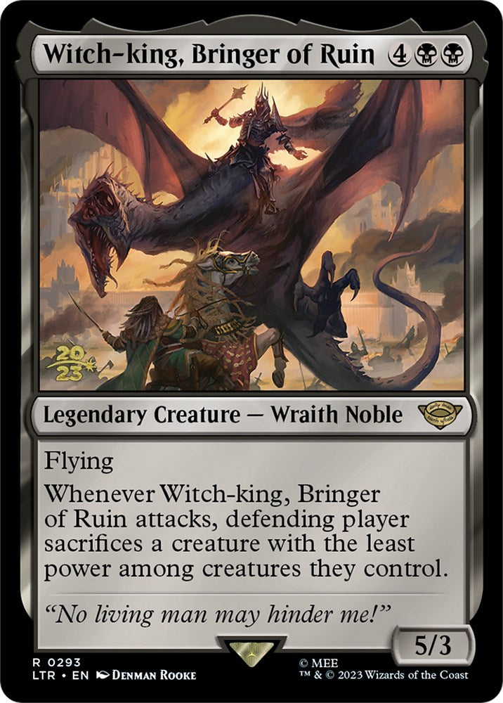 Witch-king, Bringer of Ruin [The Lord of the Rings: Tales of Middle-Earth Prerelease Promos] | Exor Games New Glasgow