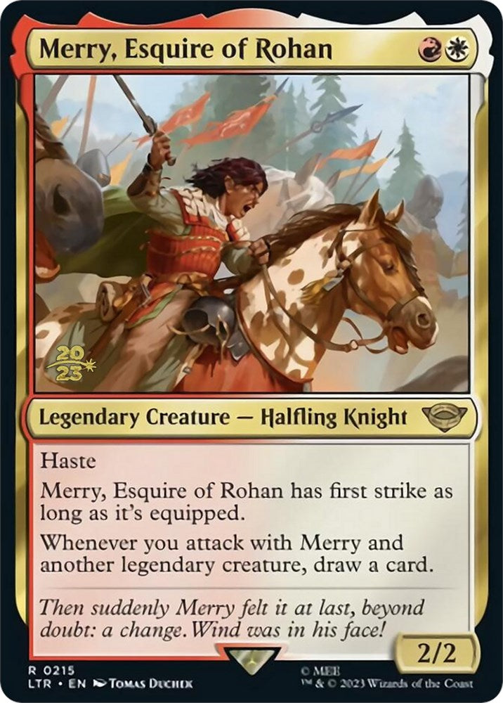 Merry, Esquire of Rohan [The Lord of the Rings: Tales of Middle-Earth Prerelease Promos] | Exor Games New Glasgow