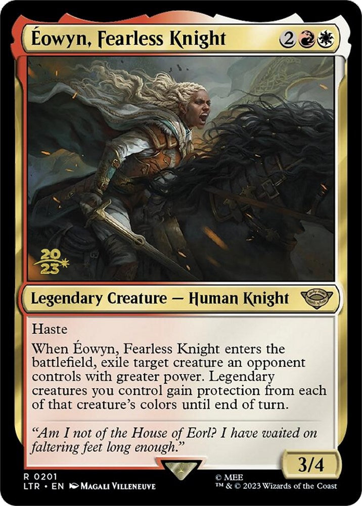 Eowyn, Fearless Knight [The Lord of the Rings: Tales of Middle-Earth Prerelease Promos] | Exor Games New Glasgow