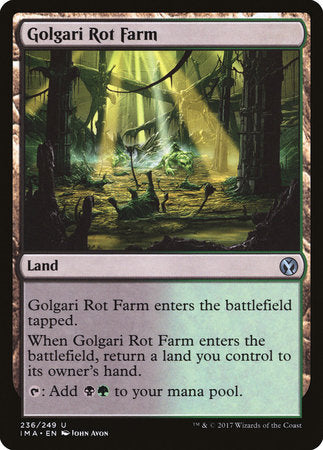 Golgari Rot Farm [Iconic Masters] | Exor Games New Glasgow