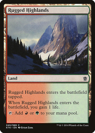 Rugged Highlands [Khans of Tarkir] | Exor Games New Glasgow