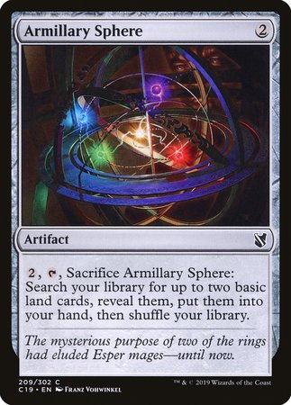 Armillary Sphere [Commander 2019] | Exor Games New Glasgow