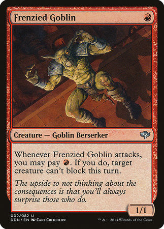 Frenzied Goblin [Duel Decks: Speed vs. Cunning] | Exor Games New Glasgow