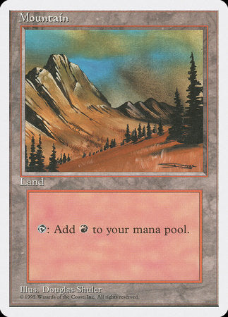 Mountain (C) [Fourth Edition] | Exor Games New Glasgow