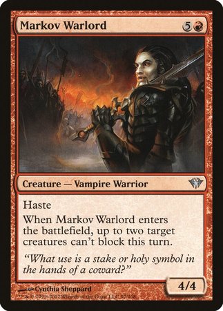 Markov Warlord [Dark Ascension] | Exor Games New Glasgow