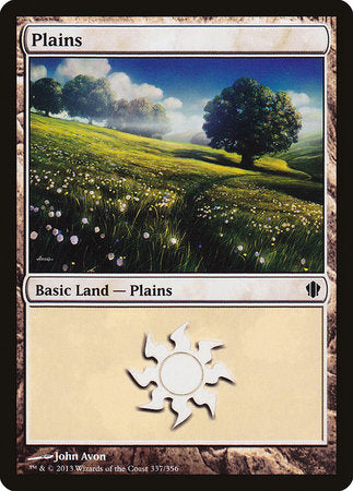 Plains (337) [Commander 2013] | Exor Games New Glasgow