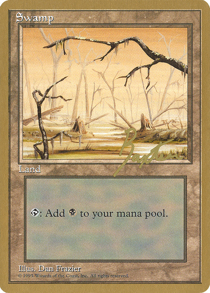 Swamp (gb370) (George Baxter) [Pro Tour Collector Set] | Exor Games New Glasgow