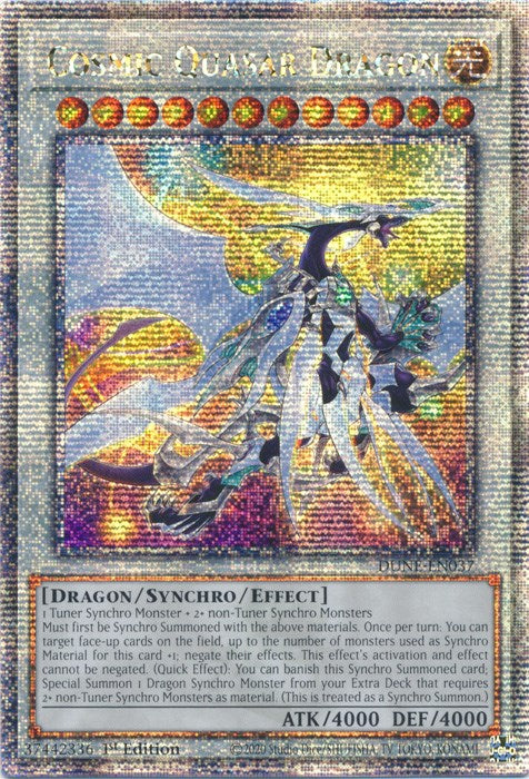 Cosmic Quasar Dragon [DUNE-EN037] Quarter Century Secret Rare | Exor Games New Glasgow