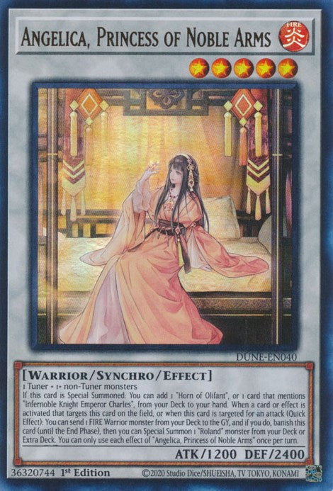 Angelica, Princess of Noble Arms [DUNE-EN040] Ultra Rare | Exor Games New Glasgow