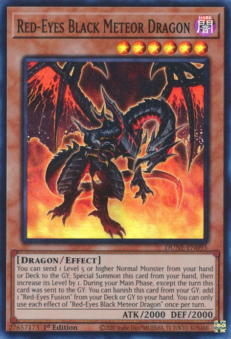 Red-Eyes Black Meteor Dragon [DUNE-EN095] Super Rare | Exor Games New Glasgow