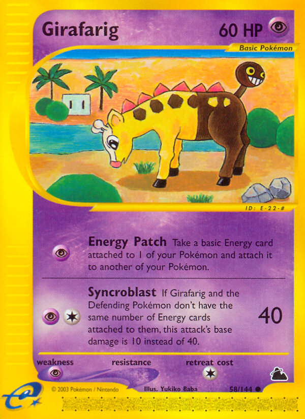 Girafarig (58/144) [Skyridge] | Exor Games New Glasgow