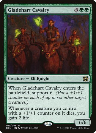 Gladehart Cavalry [Duel Decks: Elves vs. Inventors] | Exor Games New Glasgow