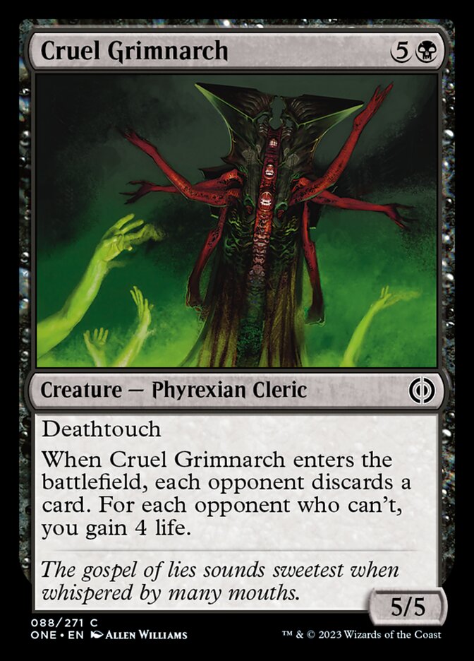 Cruel Grimnarch [Phyrexia: All Will Be One] | Exor Games New Glasgow