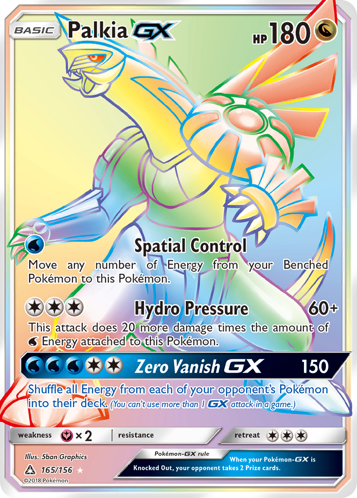 Palkia GX (165/156) [Sun & Moon: Ultra Prism] | Exor Games New Glasgow