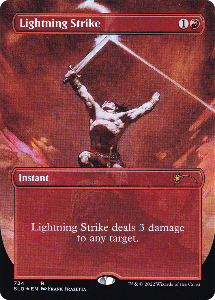 Lightning Strike (Borderless) [Secret Lair Drop Promos] | Exor Games New Glasgow