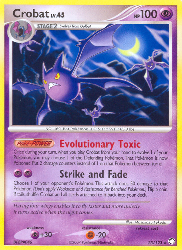 Crobat (23/123) [Diamond & Pearl: Mysterious Treasures] | Exor Games New Glasgow