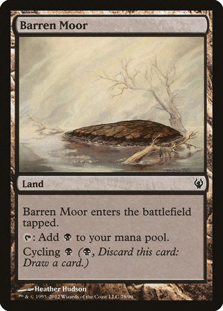 Barren Moor [Duel Decks: Izzet vs. Golgari] | Exor Games New Glasgow