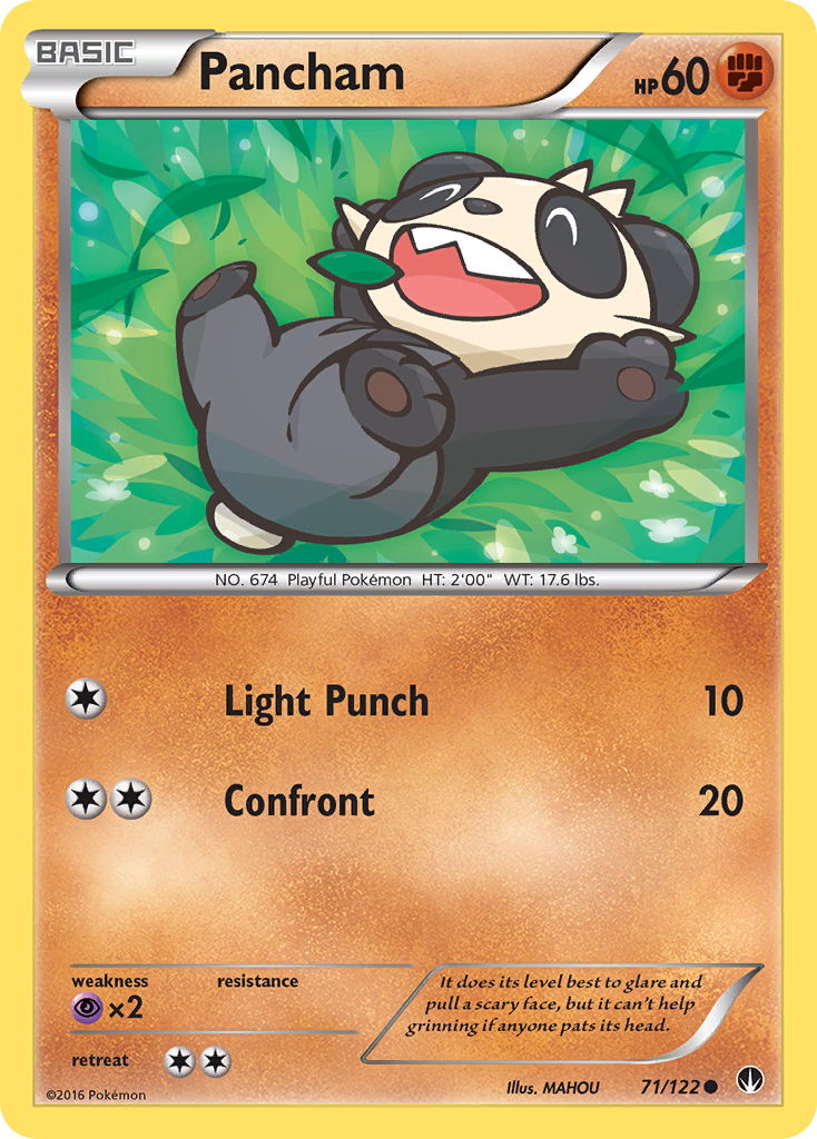 Pancham (71/122) [XY: BREAKpoint] | Exor Games New Glasgow