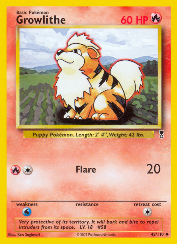 Growlithe (45/110) [Legendary Collection] | Exor Games New Glasgow