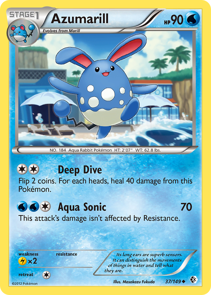 Azumarill (37/149) [Black & White: Boundaries Crossed] | Exor Games New Glasgow